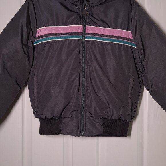 VINTAGE Gerry USED Women's Down Puffer Jacket (ML, Gray, Made In USA, Skiing) PM - Picture 7 of 9